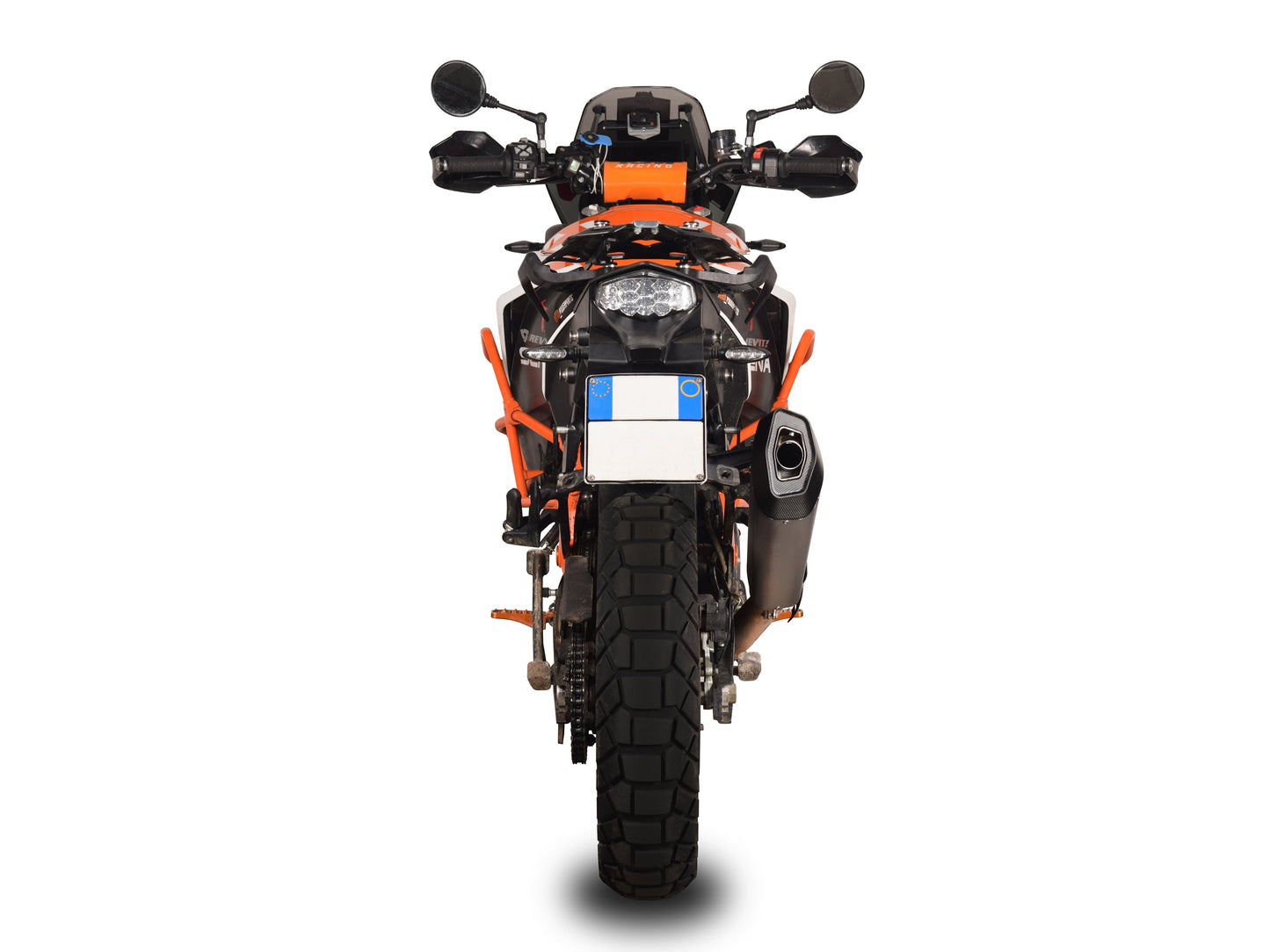 SPARK GKT0204 KTM 1290 Super Adventure (17/20) Slip-on Exhaust "Fighter" (approved; titanium)