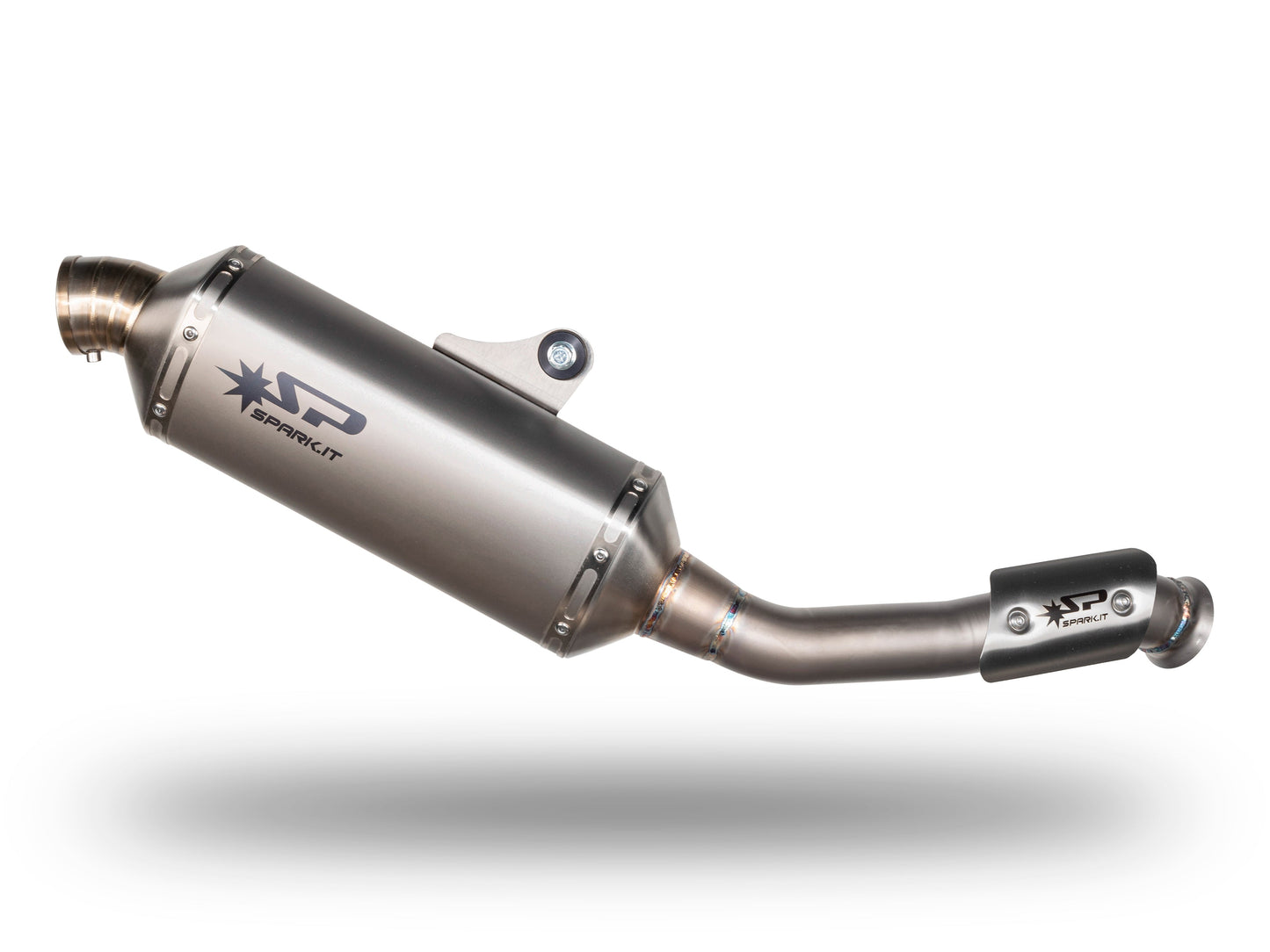 SPARK GKT0501 KTM 890 / 790 Adventure (2022+) Slip-on Exhaust "Dakar" (EURO 5; titanium)