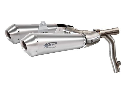 SPARK GDU0827 Ducati Monster 1100 / 796 / 696 Semi-full Exhaust System "Megaphone" (EU homologated)