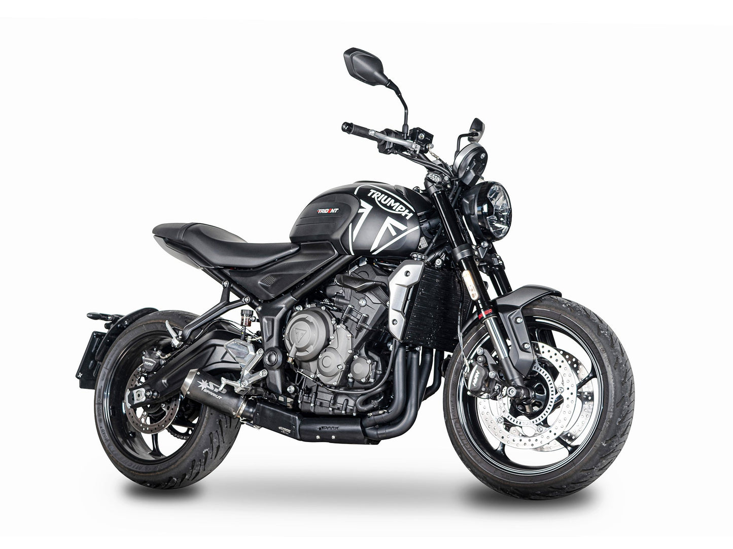 SPARK GTR8818 Triumph Trident 660 / Tiger Sport 660 (2021+) Black Series Full Exhaust System "Moto GP" (EU Homologated)