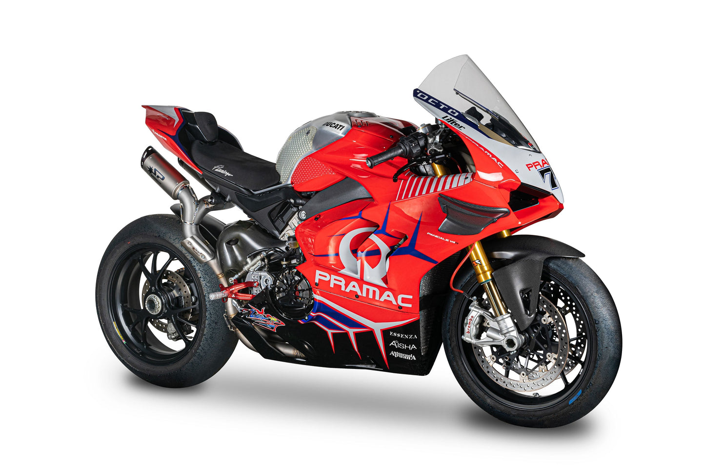 SPARK GDU8847 Ducati Panigale V4 / Streetfighter Titanium 3/4 Exhaust System "DYNO" (racing)