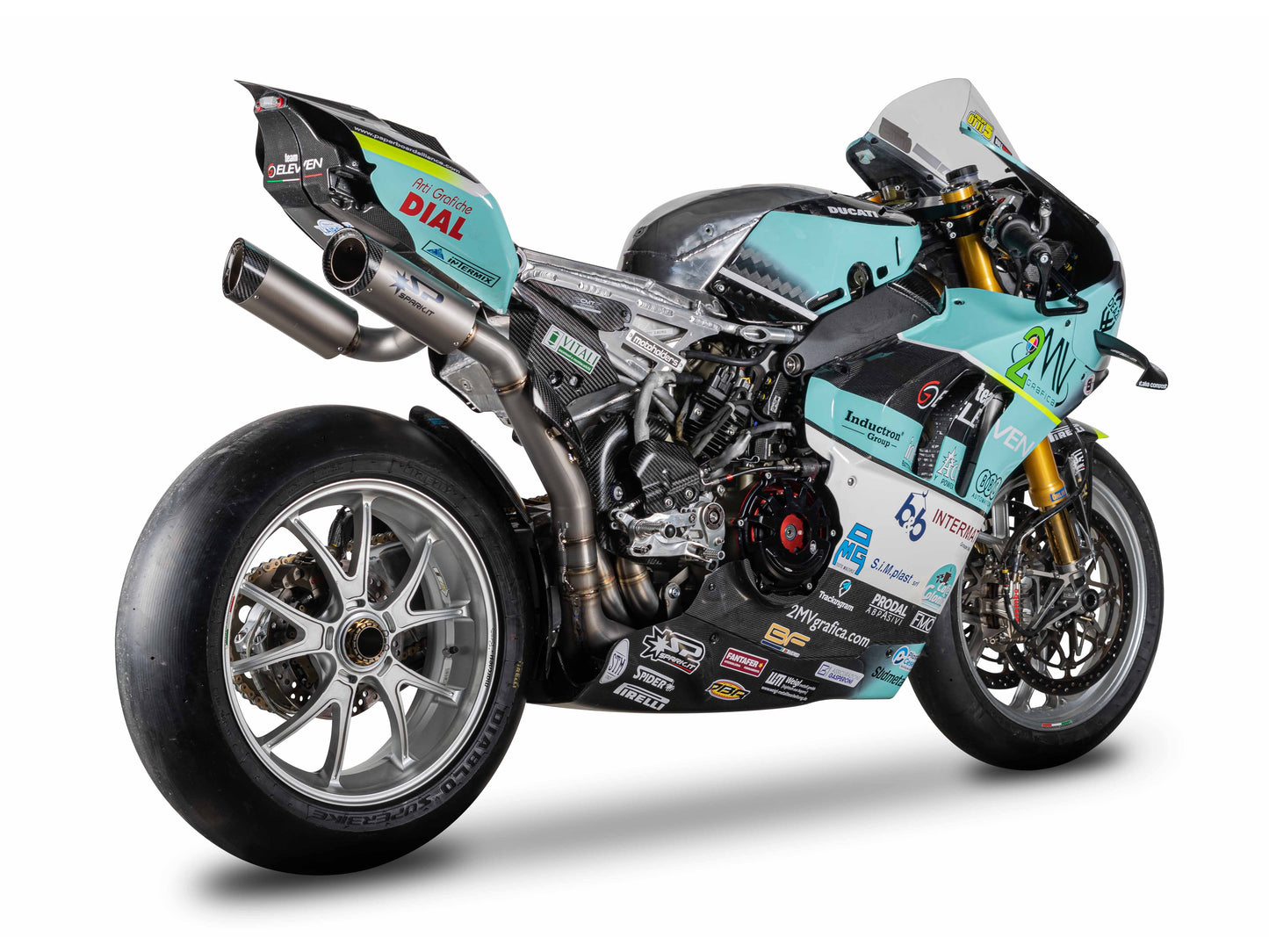 SPARK GDU8843 Ducati Panigale V4 (2018+) Full Titanium Exhaust System "WorldSBK REPLICA" (racing)