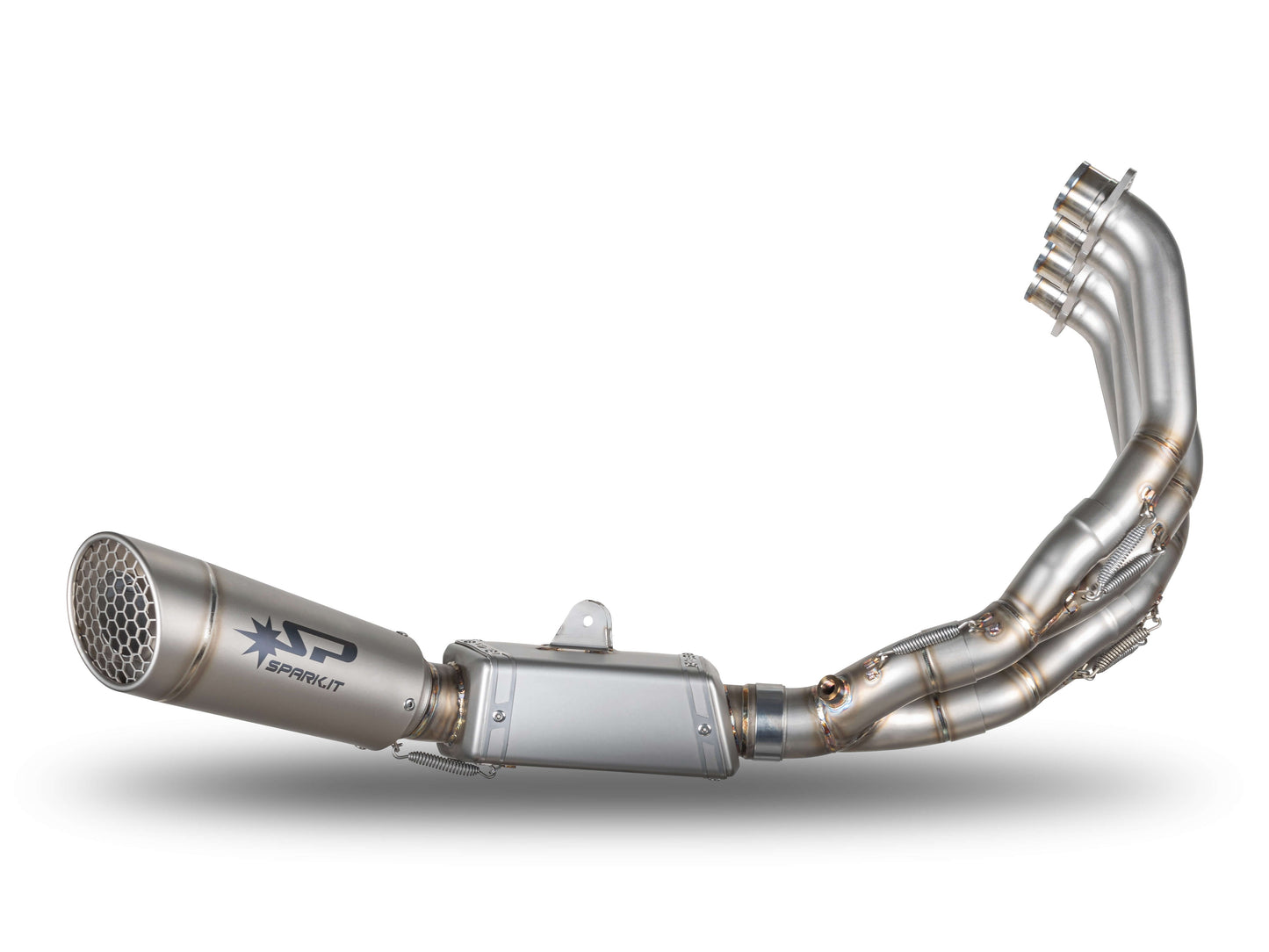 SPARK GHO8838 Honda CB650R / CBR650R (2019+) Titanium Full Exhaust System "Grid-O" (EU Homologated; low mount)