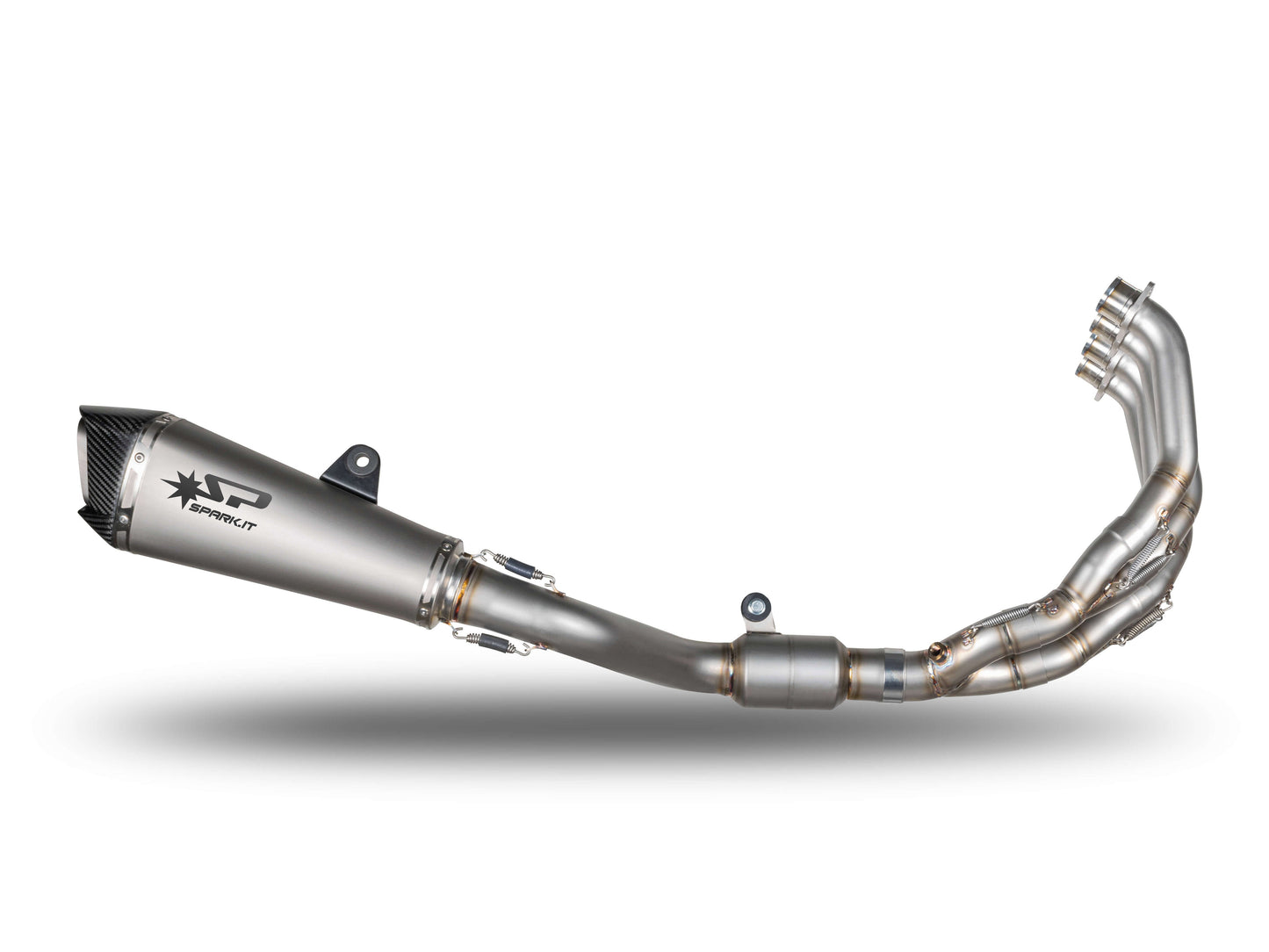 SPARK GHO8839 Honda CB650R / CBR650R (2019+) Titanium Full Exhaust System "Konix Evo" (high mount)