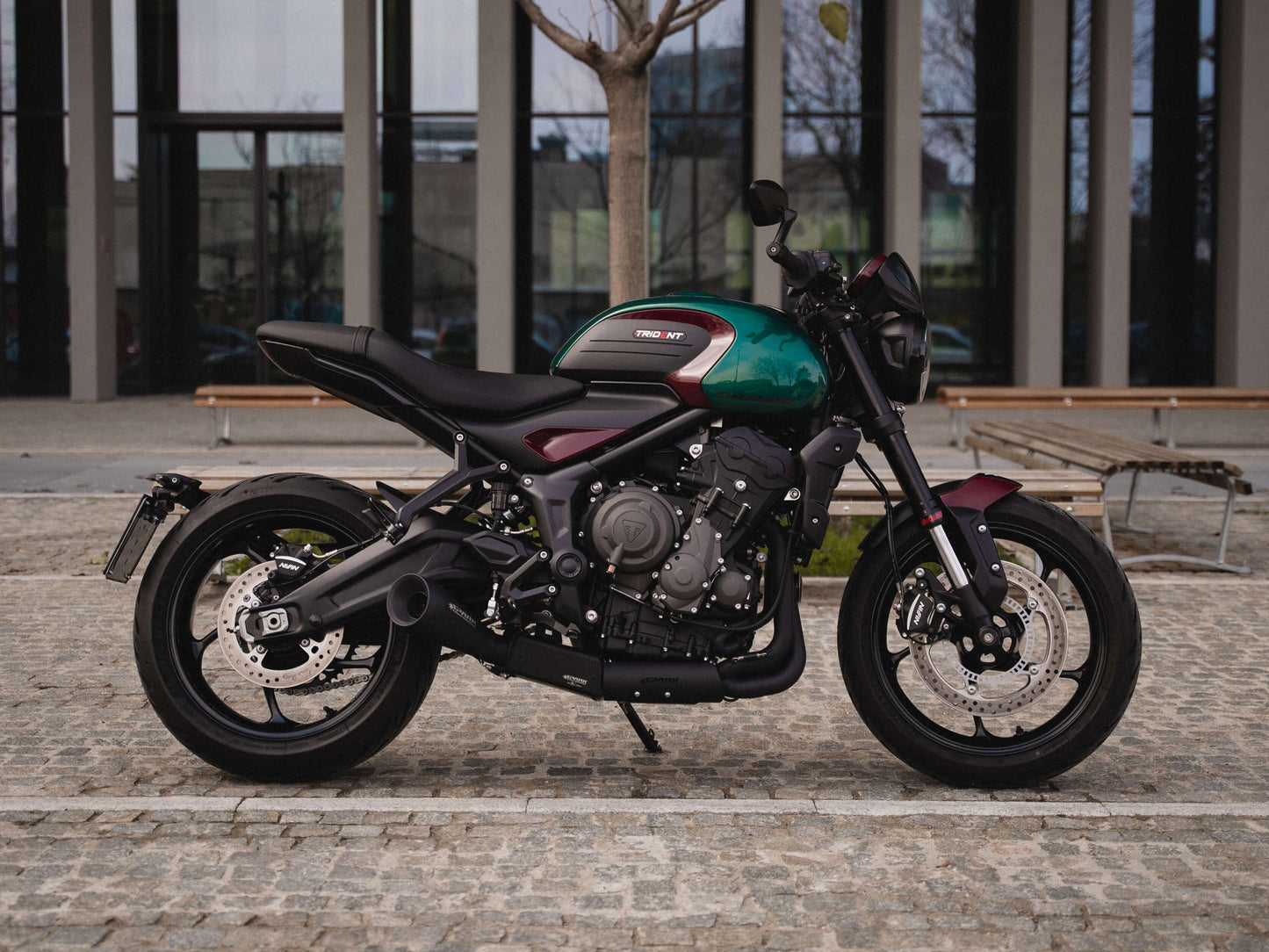 SPARK GTR8819 Triumph Tiger Sport 660 / Trident 660 (2021+) Black Series Full Exhaust System "60'S"