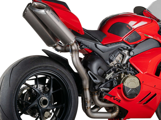 SPARK GDU8838 Ducati Panigale V4 / Streetfighter Titanium 3/4 Exhaust System "RECTANGULAR" (racing)