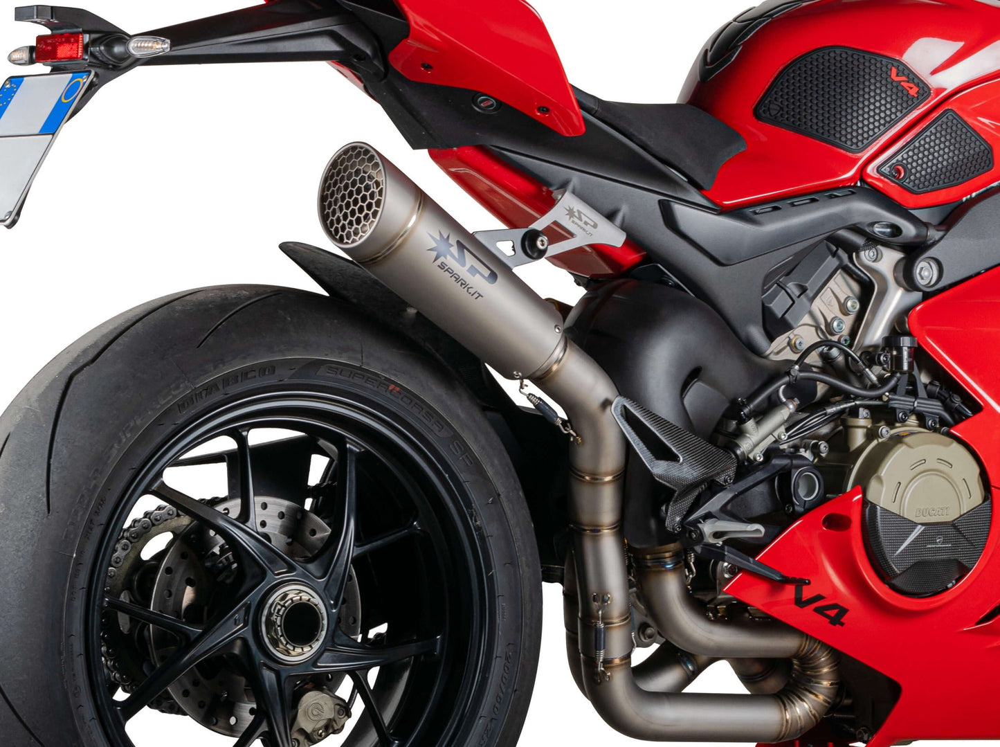 SPARK GDU8841 Ducati Panigale V4 / Streetfighter Titanium 3/4 Exhaust System "GRID-O" (racing)