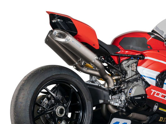 SPARK GDU8837 Ducati Panigale V2 / Streetfighter Full Titanium Exhaust System "Rectangular" (racing)