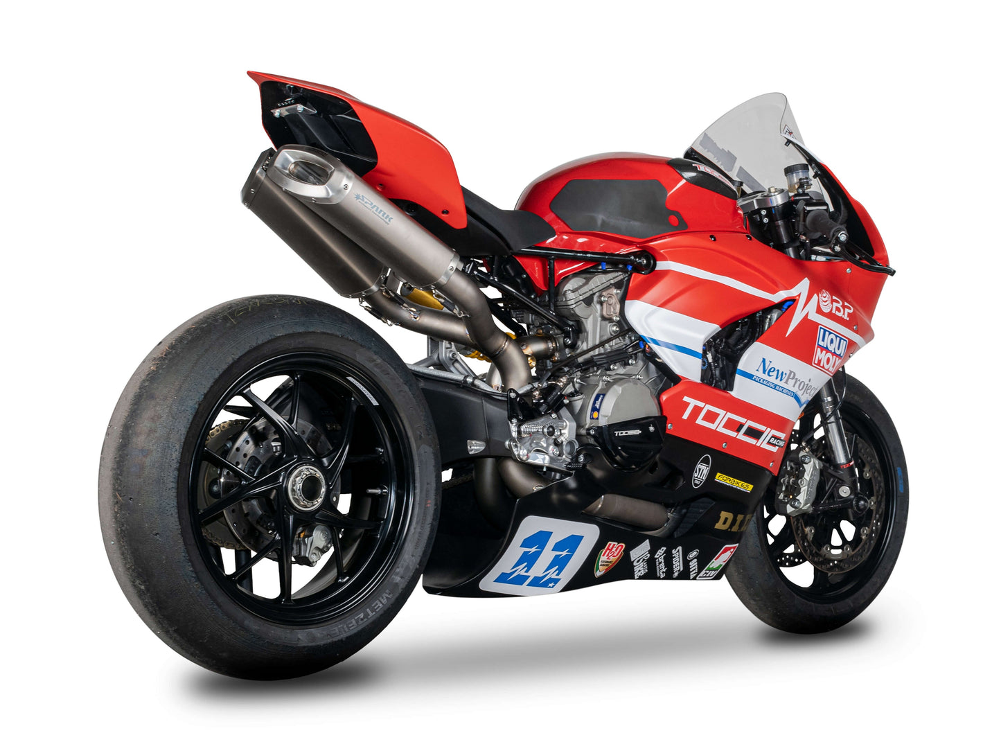 SPARK GDU8837 Ducati Panigale V2 / Streetfighter Full Titanium Exhaust System "Rectangular" (racing)