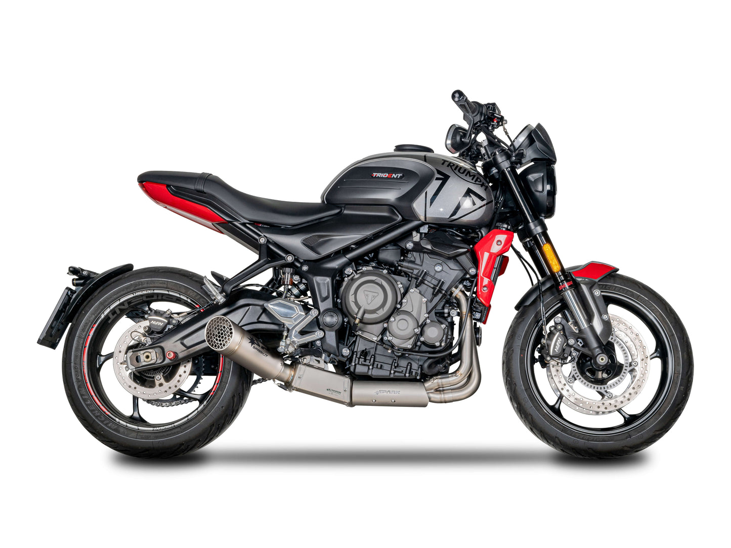 SPARK GTR8820 Triumph Trident 660 / Tiger Sport 660 (2021+) Titanium Full Exhaust System "Grid-O" (EU Homologated)