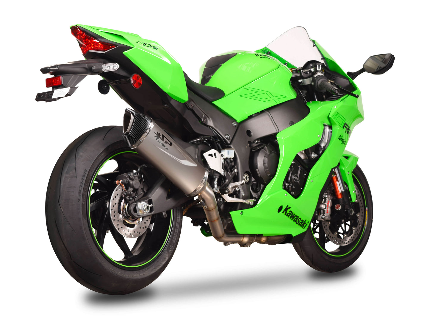 SPARK GKA8844 Kawasaki ZX-10R / ZX10RR (2021+) Titanium Semi-full Exhaust System "Force EVO" (racing)