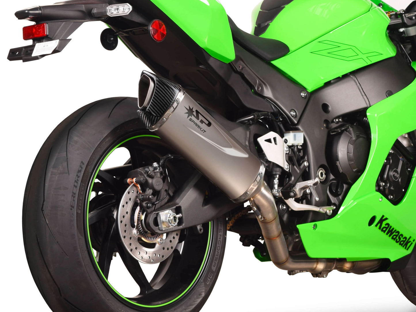 SPARK GKA8844 Kawasaki ZX-10R / ZX10RR (2021+) Titanium Semi-full Exhaust System "Force EVO" (racing)