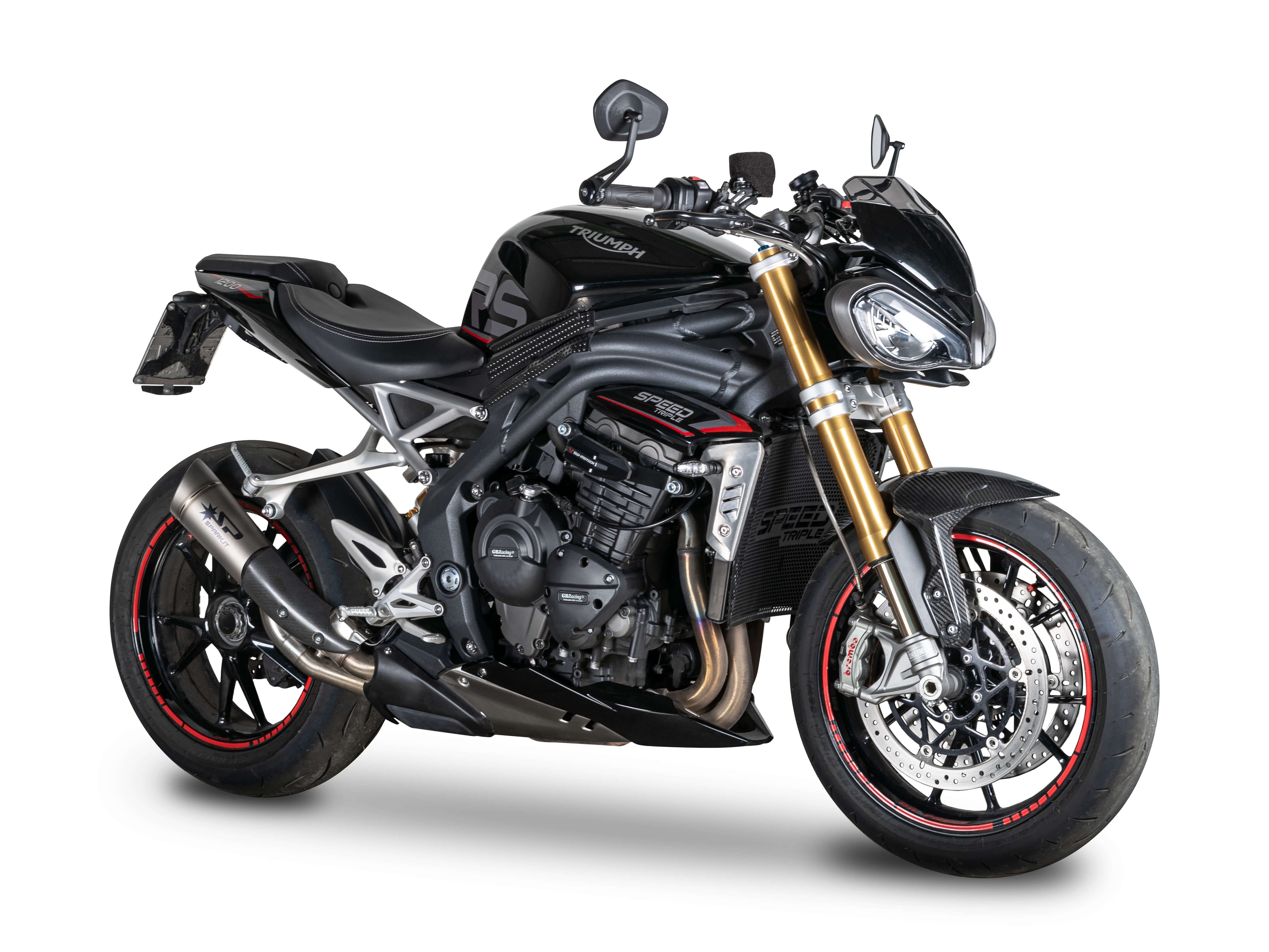 SPARK Triumph Speed Triple 1200 Titanium Slip-on Exhaust