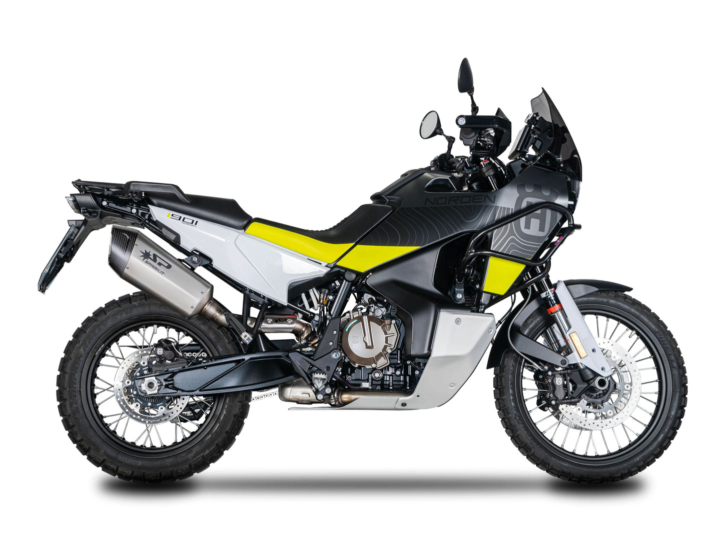 SPARK GHU0601 Husqvarna Norden 901 (2022+) Titanium Full Exhaust System "Fighter EVO" (EU Homologated)