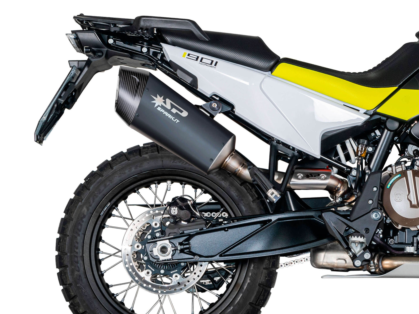 SPARK GHU0601 Husqvarna Norden 901 (2022+) Black Series Full Exhaust System "Fighter EVO" (EU Homologated)