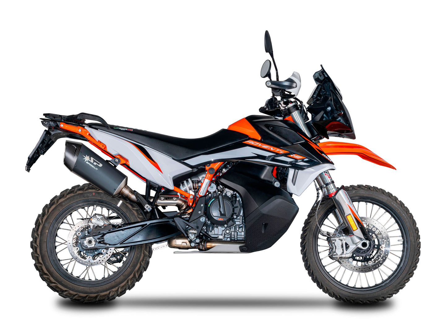 SPARK GHU0601 KTM 790 Adventure / 890 Adventure R (2021+) Black Series Full Exhaust System "Fighter EVO" (EU Homologated)