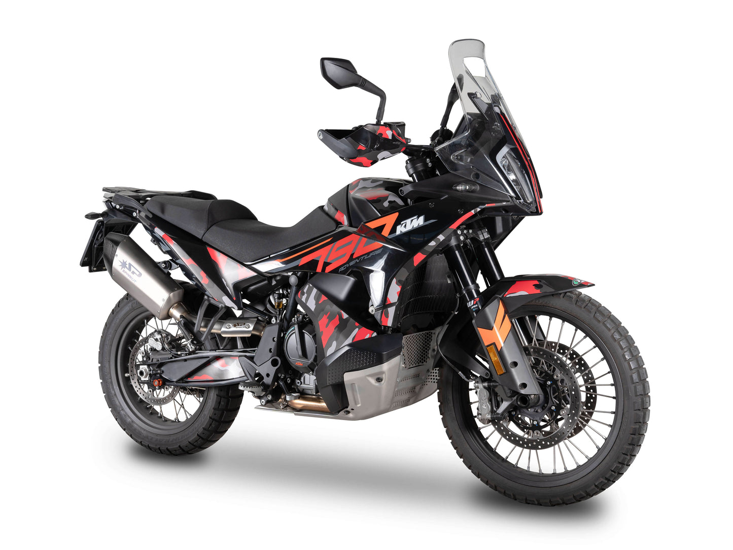 SPARK GHU0601 KTM 790 Adventure / 890 Adventure R (2021+) Titanium Full Exhaust System "Fighter EVO" (EU Homologated)