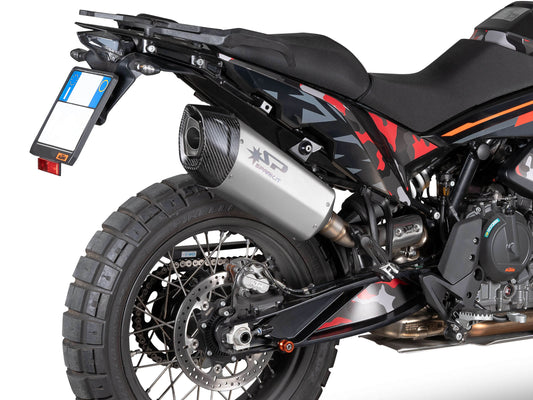 SPARK GHU0601 KTM 790 Adventure / 890 Adventure R (2021+) Titanium Full Exhaust System "Fighter EVO" (EU Homologated)