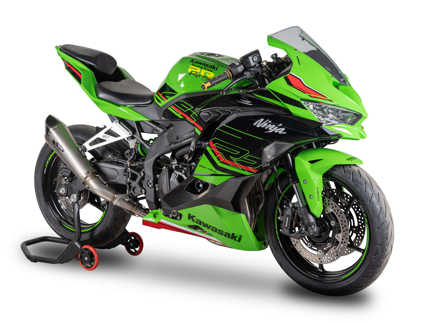 SPARK GKA8850 + SKIT116 Kawasaki ZX-4RR (2024+) Titanium Full Exhaust System "Konix EVO" (racing)