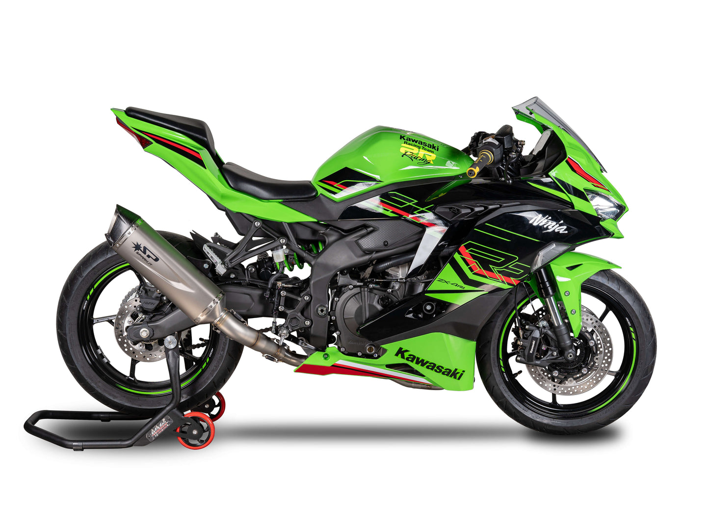 SPARK GKA8852 + SKIT118 Kawasaki ZX-4RR (2024+) Titanium Full Exhaust System "Force EVO" (EU Homologated)