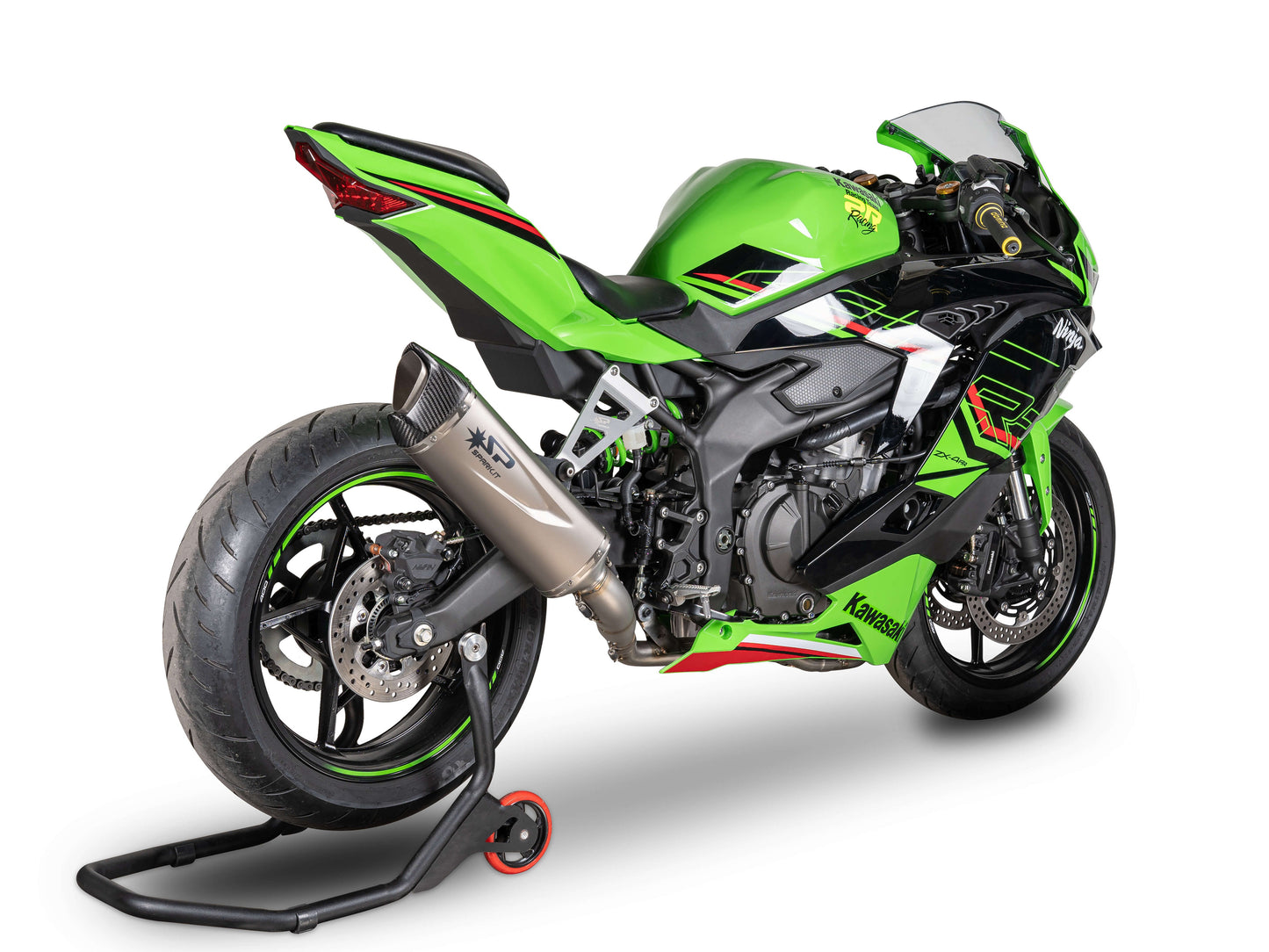 SPARK GKA8852 + SKIT118 Kawasaki ZX-4RR (2024+) Titanium Full Exhaust System "Force EVO" (EU Homologated)