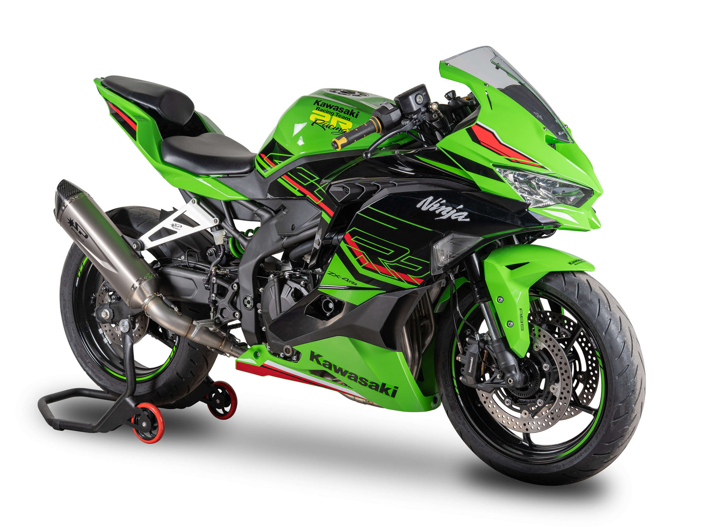 SPARK GKA8852 + SKIT118 Kawasaki ZX-4RR (2024+) Titanium Full Exhaust System "Force EVO" (EU Homologated)