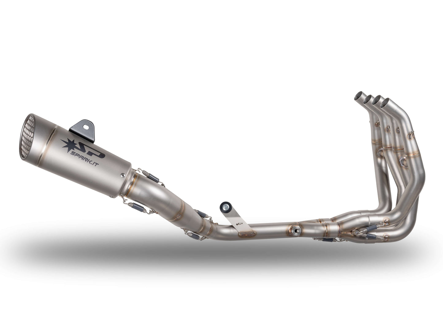 SPARK GKA8851 + SKIT117 Kawasaki ZX-4RR (2024+) Titanium Full Exhaust System "Grid-O" (racing)