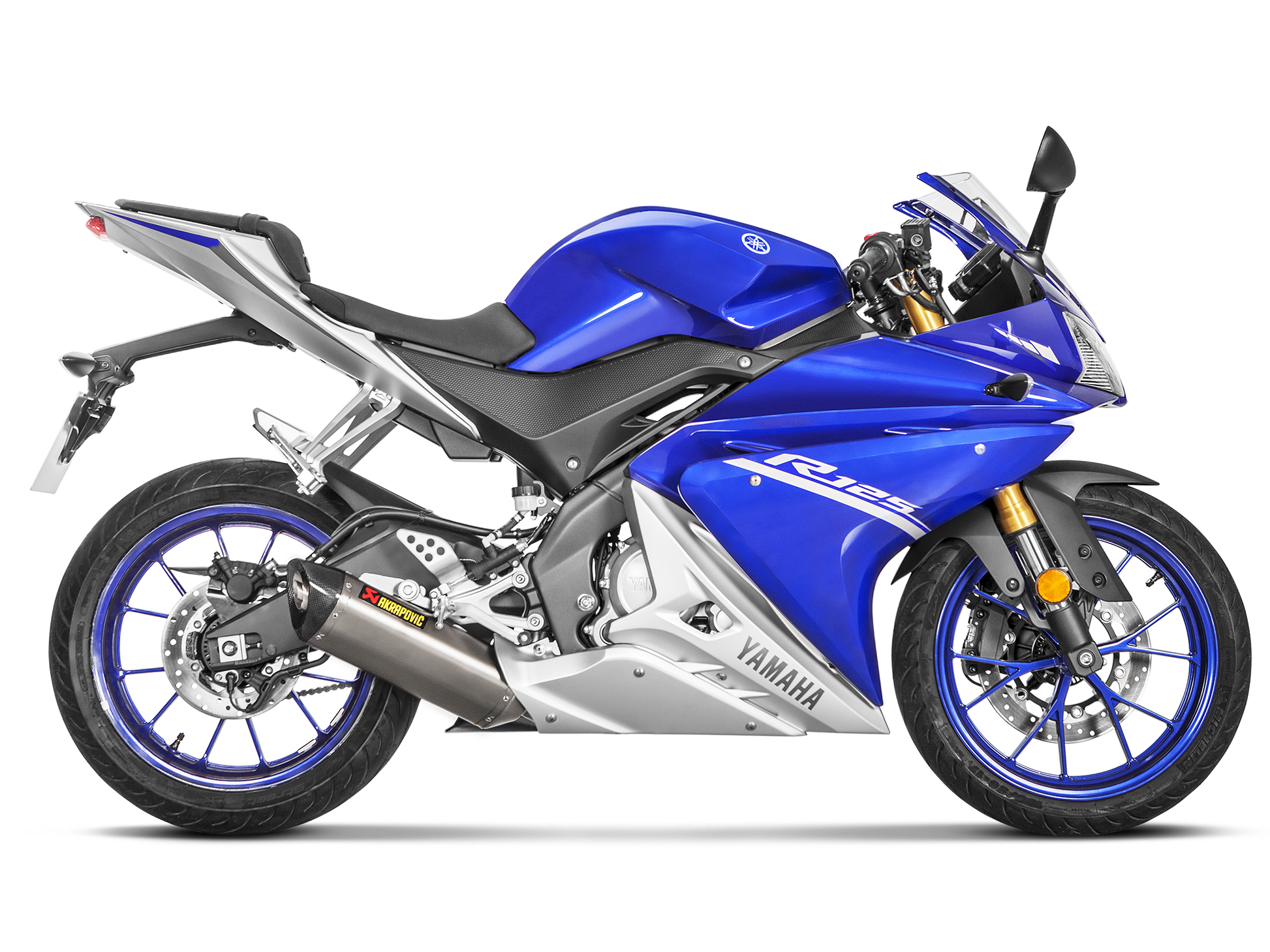 AKRAPOVIC S-Y125R4-HRT Yamaha MT-125 / YZF-R125 (2019+) Exhaust System "Racing Line" (titanium) – Accessories in the 2WheelsHero Motorcycle Aftermarket Accessories and Parts Online Shop