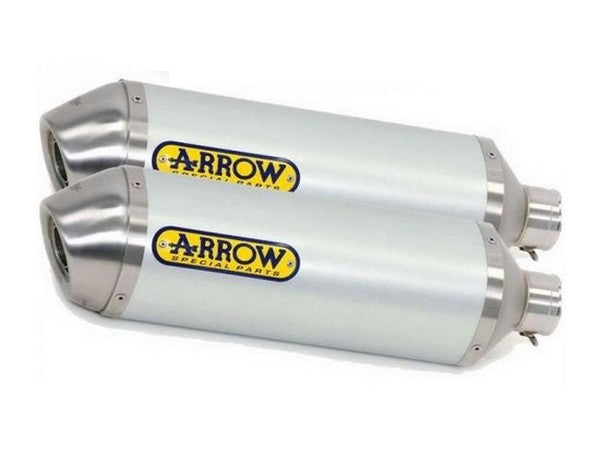 ARROW 71677AO Aprilia Tuono 1000R/Factory (2006+) Aluminum Slip-on Exhaust "Race Tech" – Accessories in the 2WheelsHero Motorcycle Aftermarket Accessories and Parts Online Shop