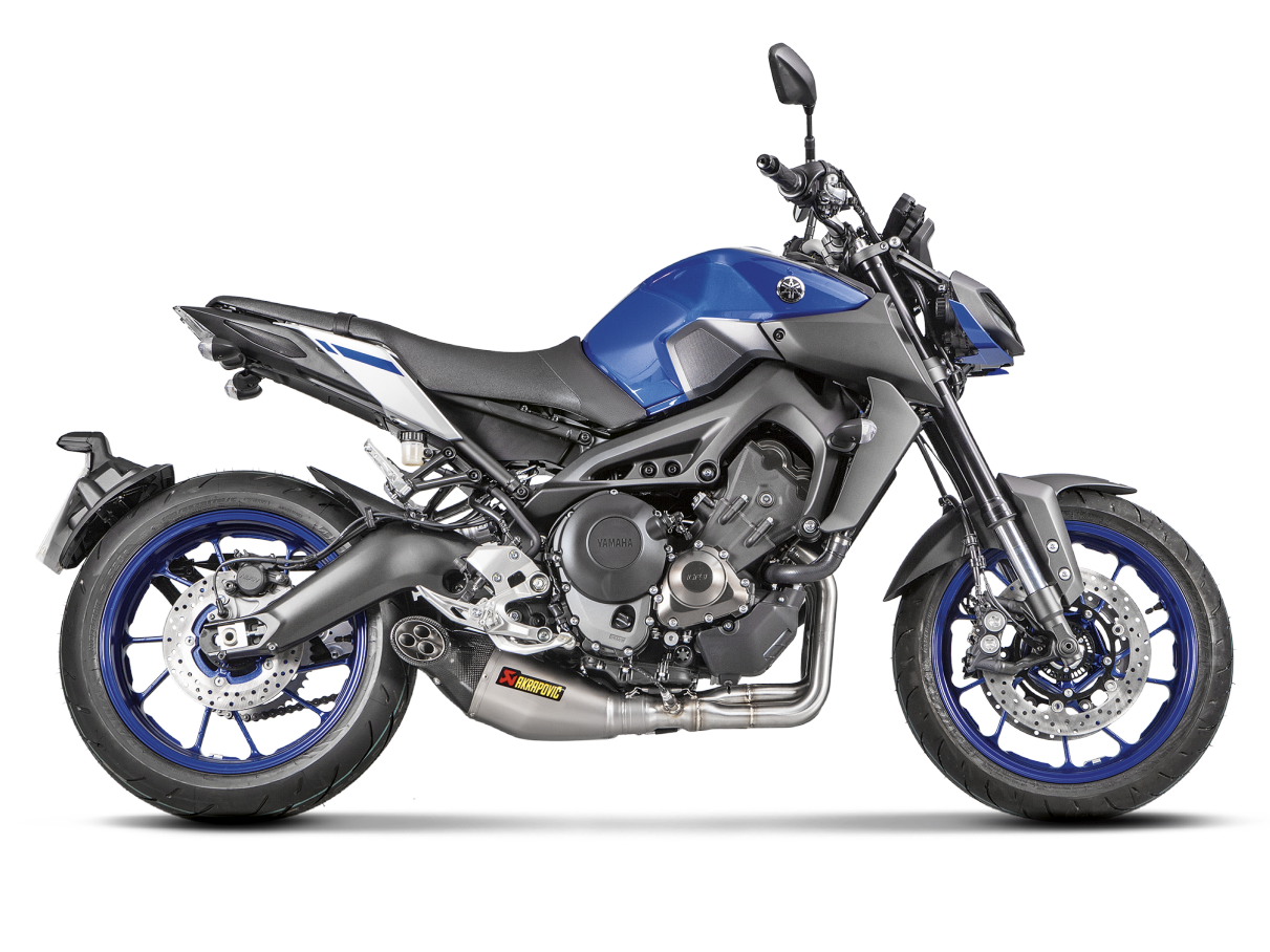AKRAPOVIC S-Y9R8-HEGEHT Yamaha MT-09 / Tracer 900 / XSR900 Exhaust System "Racing Line" (titanium) – Accessories in the 2WheelsHero Motorcycle Aftermarket Accessories and Parts Online Shop