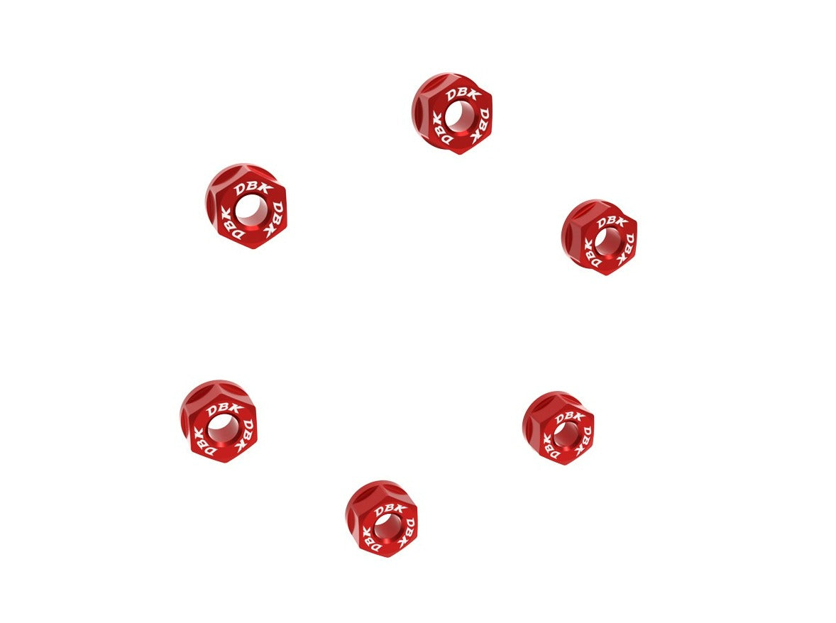 6DSB03 - DBK Triumph Rear Sprocket Carrier Nuts Set (6 pcs) – Accessories in the Motodeal Motorcycle Aftermarket Accessories and Parts Online Shop