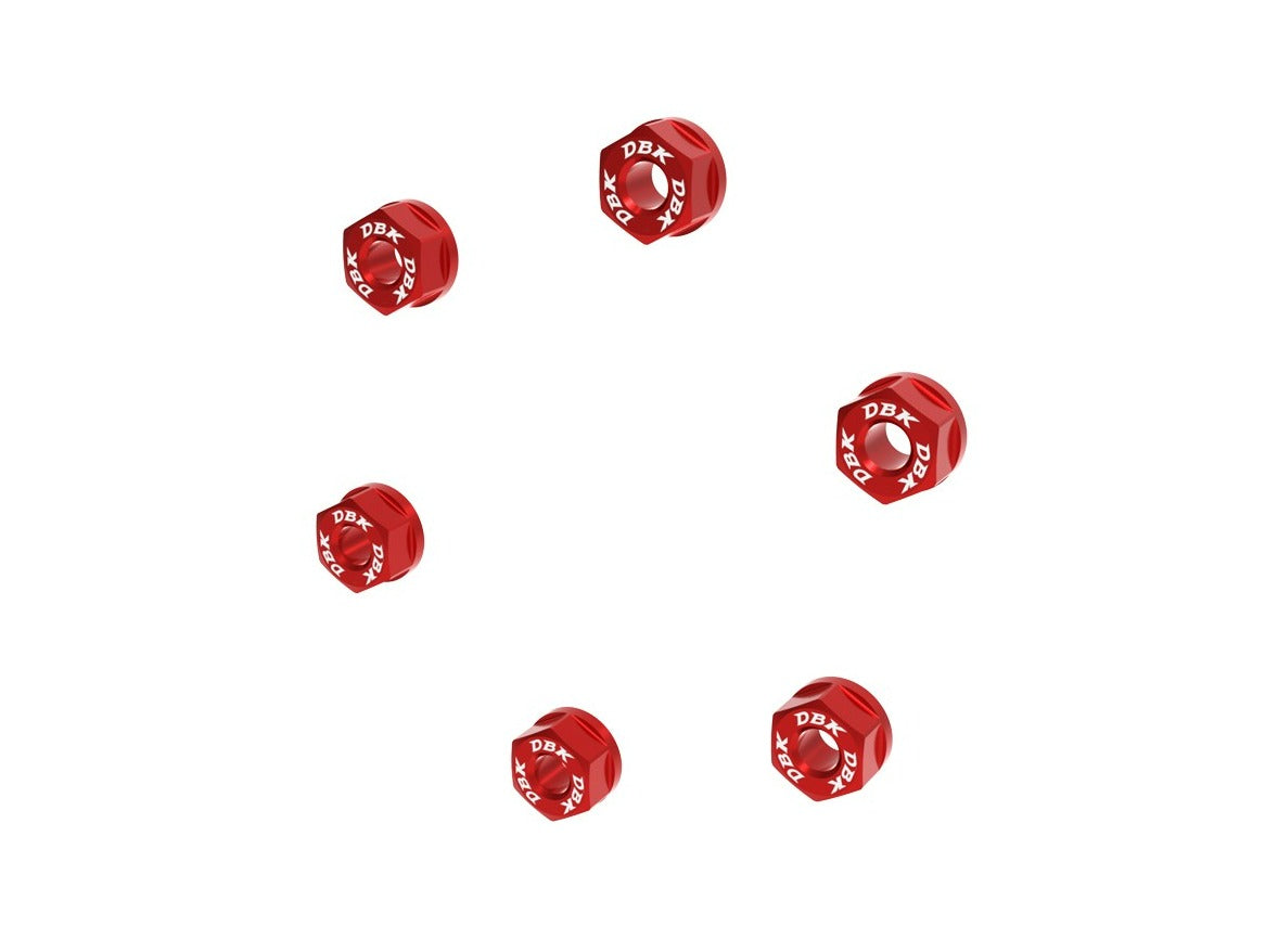 6DSB03 - DBK Triumph Rear Sprocket Carrier Nuts Set (6 pcs) – Accessories in the Motodeal Motorcycle Aftermarket Accessories and Parts Online Shop