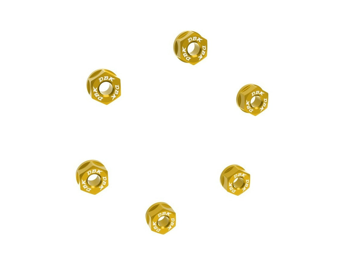 6DSB04 - DBK Triumph Speed Triple 1200 RR / RS (2021+) Rear Sprocket Carrier Nuts (M8 x 1.25) – Accessories in the Motodeal Motorcycle Aftermarket Accessories and Parts Online Shop