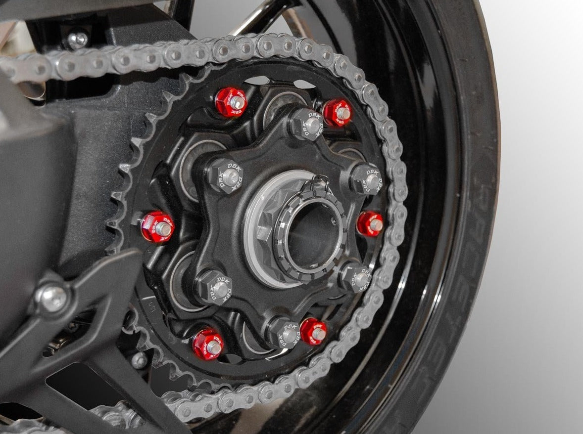 6DSB04 - DBK Triumph Speed Triple 1200 RR / RS (2021+) Rear Sprocket Carrier Nuts (M8 x 1.25) – Accessories in the Motodeal Motorcycle Aftermarket Accessories and Parts Online Shop