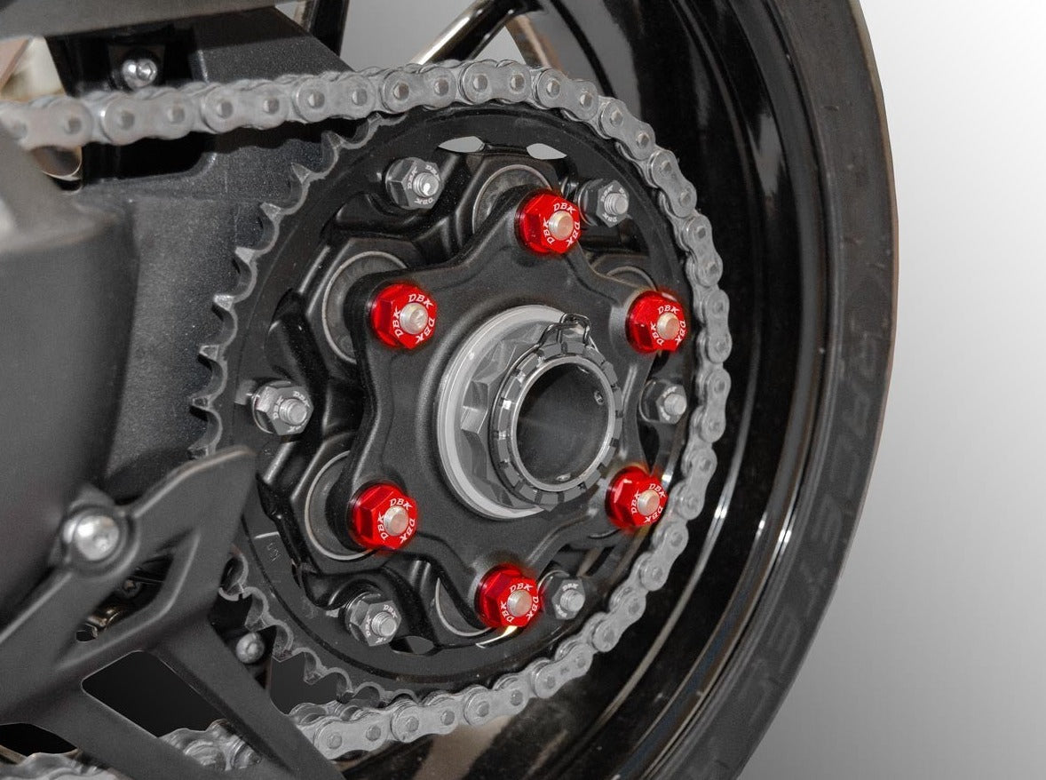6DSB05 - DBK Triumph Speed Triple 1200 RR / RS (2021+) Rear Sprocket Carrier Nuts (M10 x 1.25) – Accessories in the Motodeal Motorcycle Aftermarket Accessories and Parts Online Shop