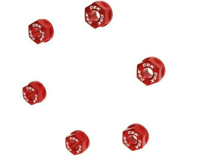 6DSB05 - DBK Triumph Speed Triple 1200 RR / RS (2021+) Rear Sprocket Carrier Nuts (M10 x 1.25) – Accessories in the Motodeal Motorcycle Aftermarket Accessories and Parts Online Shop