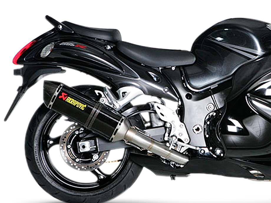 AKRAPOVIC S-S13R2-RC Suzuki GSX1300R Hayabusa (2017+) Exhaust System "Racing Line" (carbon) – Accessories in the 2WheelsHero Motorcycle Aftermarket Accessories and Parts Online Shop