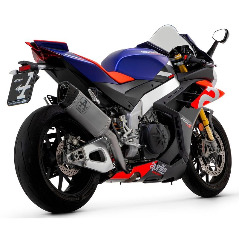 ARROW 71003PT Aprilia RSV4 (2021+) Titanium Slip-on Exhaust "Pista" (racing) – Accessories in the 2WheelsHero Motorcycle Aftermarket Accessories and Parts Online Shop