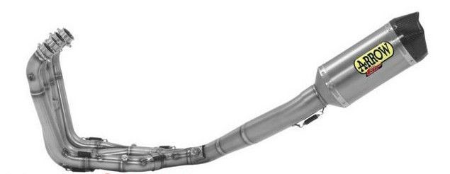 ARROW 71208CKZ Kawasaki ZX-6R (2019+) Titanium Full Exhaust System "Competition Evo Race-Tech" (racing) – Accessories in the 2WheelsHero Motorcycle Aftermarket Accessories and Parts Online Shop