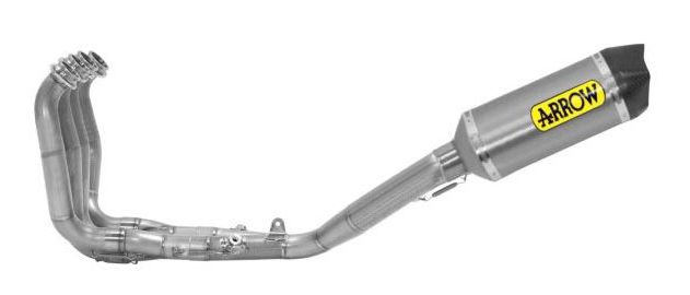 ARROW 71179CKZ Yamaha R1 (2017+) Titanium Full Exhaust System "Competition Evo Race-Tech" (racing) – Accessories in the 2WheelsHero Motorcycle Aftermarket Accessories and Parts Online Shop