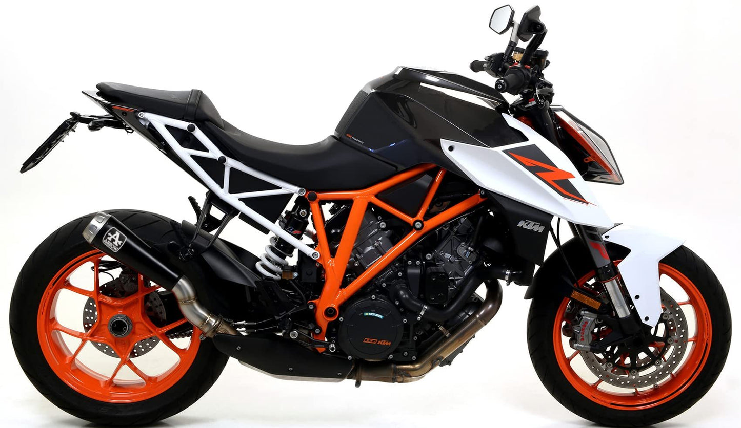 ARROW 71820PRN KTM 1290 Super Duke GT (2017+) Dark Steel Slip-on Exhaust "Pro Race" – Accessories in the 2WheelsHero Motorcycle Aftermarket Accessories and Parts Online Shop