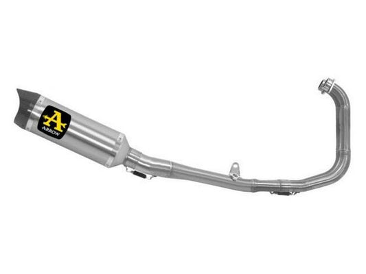 ARROW 71222CKZ Yamaha R3 (2018+) Titanium Full Exhaust System "Competition Evo Thunder" (racing) – Accessories in the 2WheelsHero Motorcycle Aftermarket Accessories and Parts Online Shop