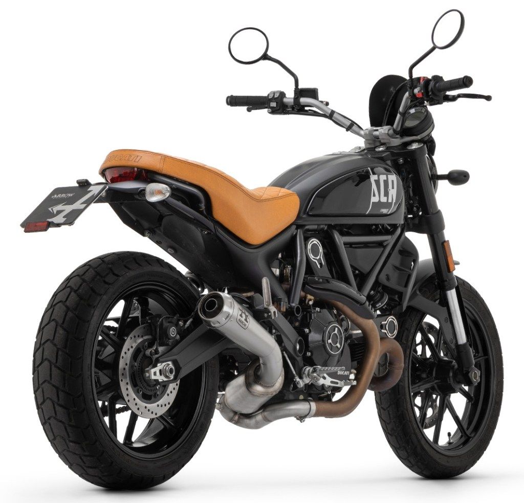 ARROW 71223PRI Ducati Scrambler 800 (2021+) Slip-on Exhaust "Pro Race" (stainless steel; racing) – Accessories in the 2WheelsHero Motorcycle Aftermarket Accessories and Parts Online Shop