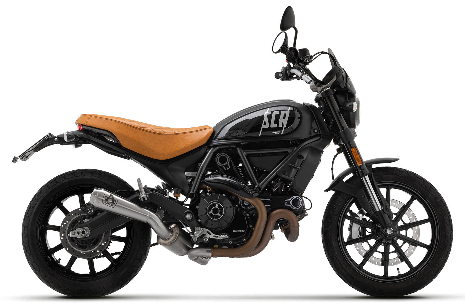 ARROW 71224PR Ducati Scrambler 800 (2021+) Slip-on Exhaust "Pro Race" (titanium; racing) – Accessories in the 2WheelsHero Motorcycle Aftermarket Accessories and Parts Online Shop