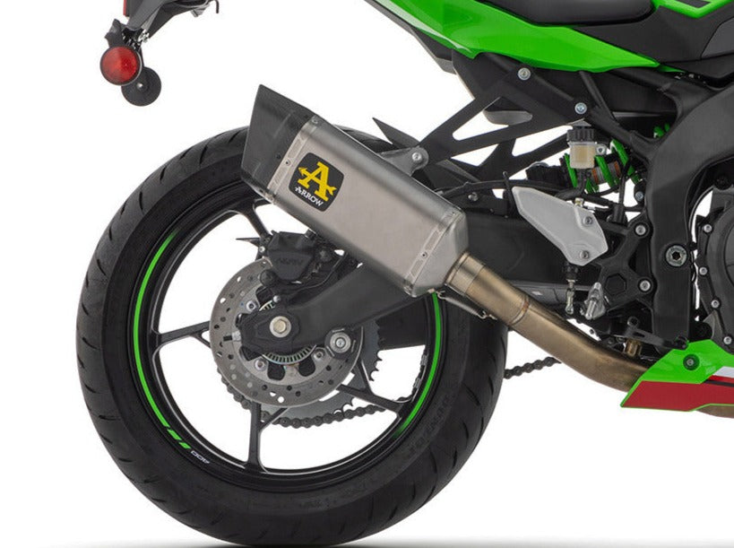 ARROW 71233PTZ Kawasaki ZX-4R (2024+) Titanium Full Exhaust System "Competition Evo Pista" (racing) – Accessories in the 2WheelsHero Motorcycle Aftermarket Accessories and Parts Online Shop