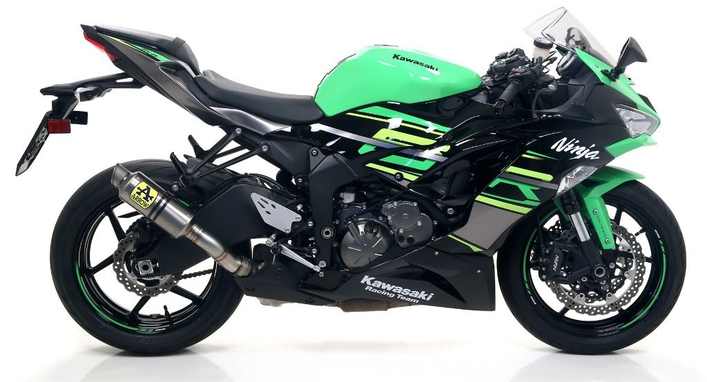 ARROW 71553GP Kawasaki ZX-6R (2019+) Titanium Slip-on Exhaust "GP2" – Accessories in the 2WheelsHero Motorcycle Aftermarket Accessories and Parts Online Shop