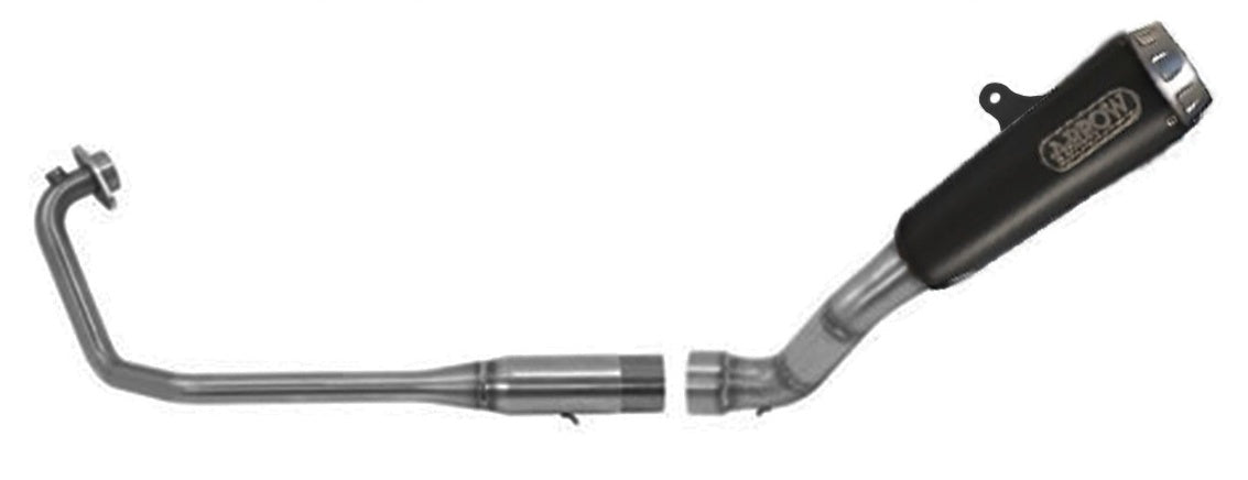 ARROW 71681KZ+71871PRN Suzuki GSXS125/GSXR125 (2017+) Steel Full Exhaust System "Competition Evo Pro-Race" – Accessories in the 2WheelsHero Motorcycle Aftermarket Accessories and Parts Online Shop