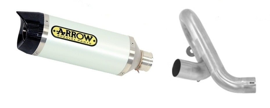 ARROW 71721MI+71827AK Benelli BN302S (2019+) Aluminum Slip-on Exhaust "Thunder" – Accessories in the 2WheelsHero Motorcycle Aftermarket Accessories and Parts Online Shop