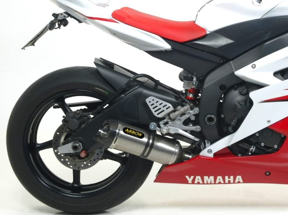 ARROW 71346MI+71701PK Yamaha R6 (2006+) Titanium Full Exhaust System "Competition Evo Thunder" (racing) – Accessories in the 2WheelsHero Motorcycle Aftermarket Accessories and Parts Online Shop