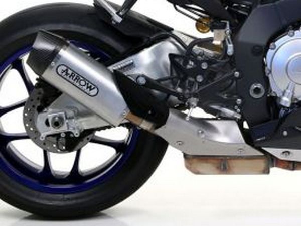 ARROW 71829AK Yamaha R1 (2015+) Aluminum Slip-on Exhaust "Indy Race" – Accessories in the 2WheelsHero Motorcycle Aftermarket Accessories and Parts Online Shop